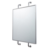 Varaluz Tycho 32X26 Pipe Mounted Wall Mirror - Polished Nickel 4DMI0104